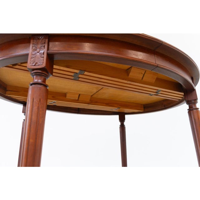 Danish Hepplewhite Oval Mahogany Dining Table from Farre Møbelfabrik, 1970s For Sale - Image 16 of 18