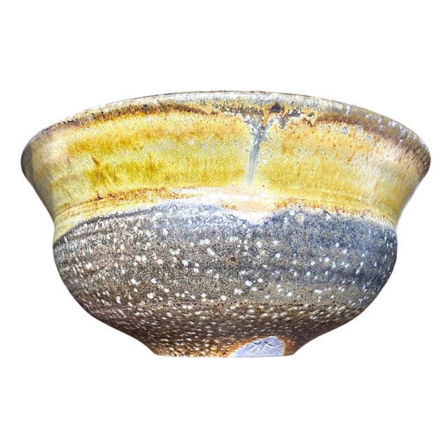 Sand Karen Karnes (1925-2016) Studio Pottery Salt Glaze Bowl Mid Century Modern Ceramic For Sale - Image 8 of 12