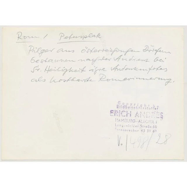 Rome, 1950s, Black and White Photograph For Sale - Image 4 of 5