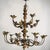 Antique Italian Chandelier in Gold Paint, 1800s For Sale - Image 5 of 5