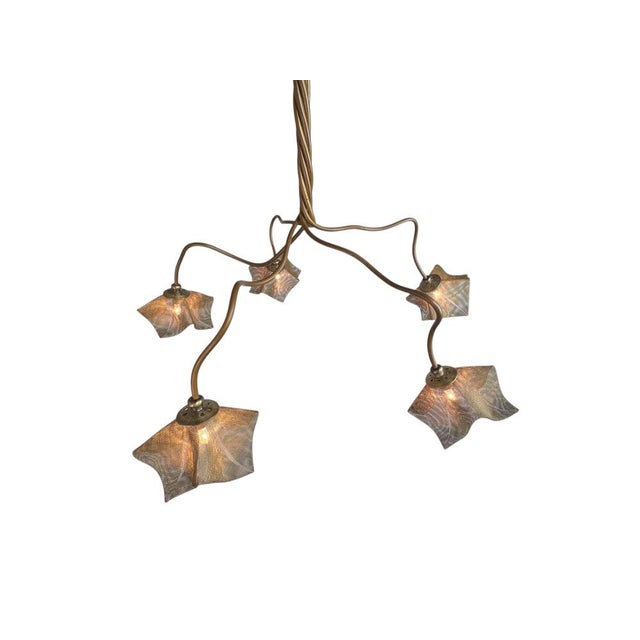 Breeze Pendant Chandelier, 1970s For Sale - Image 4 of 11