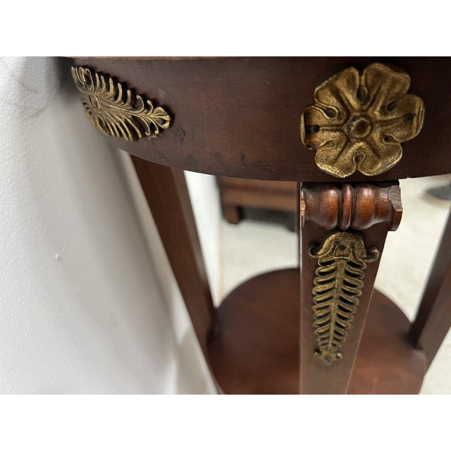 Empire Style Mahogany Side Table, 20th Century For Sale - Image 10 of 13