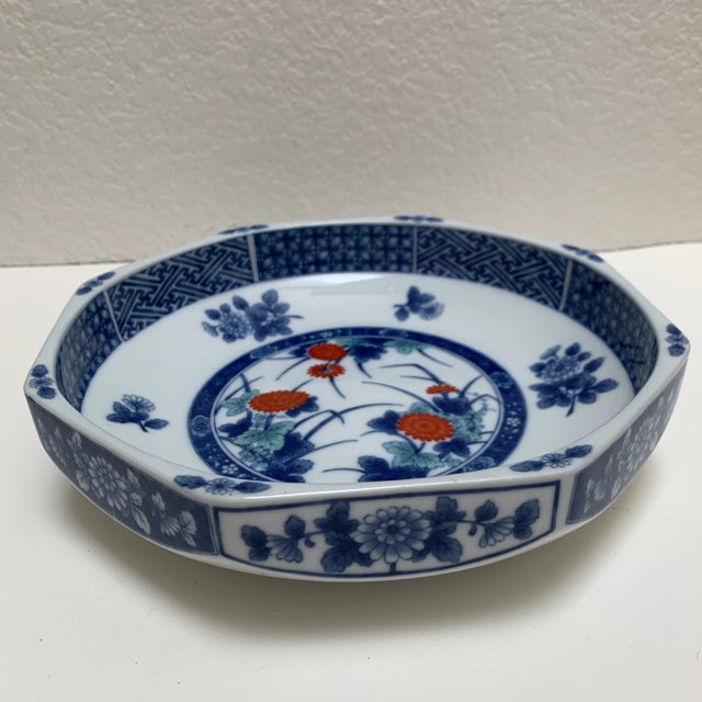 Japanese Vintage Decor or Serving Bowl, Japan For Sale - Image 3 of 11