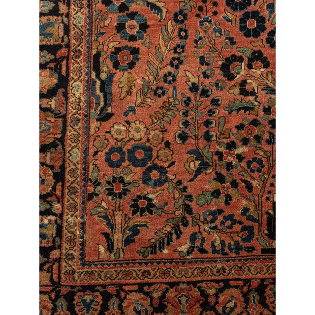 Antique Sarough Rug, 1920s For Sale - Image 6 of 14