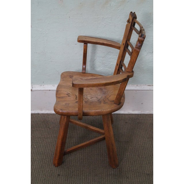 Romweber Viking Oak Horse Head Chairs Set Of 4 Chairish