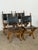 Brutalist Brutalist Dutch Oak and Leather X-Frame Chairs by Bram Sprij, 1960s, Set of 6 For Sale - Image 3 of 16