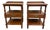 Vintage Pennsylvania House Colonial Style Hard Rock Maple Nightstands - Pair For Sale