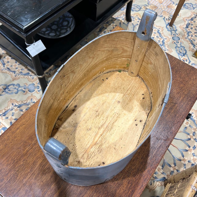 Antique 1800s Swedish Folk Art Bentwood Tine Box For Sale In New York - Image 6 of 7