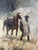 American Horse Western "In Apache Territory" Oil Painting by Donald Wallace Muth For Sale - Image 4 of 7
