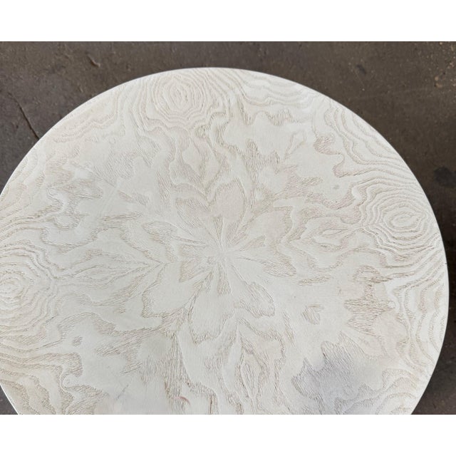 Contemporary Attributed Global Views Pivot Cocktail Table-White by Ashley Childers For Sale - Image 3 of 8