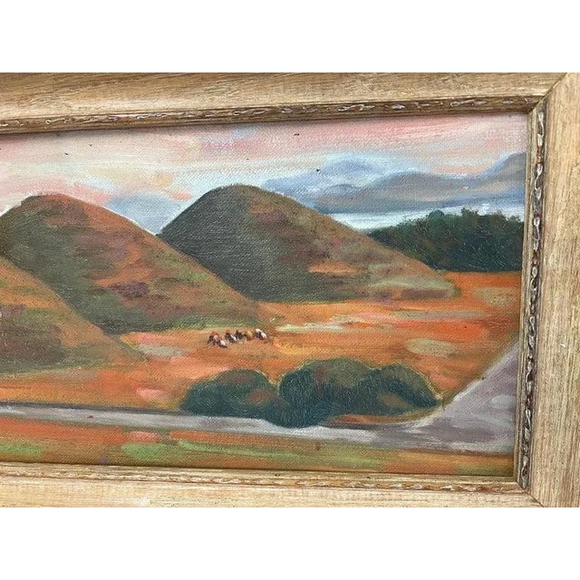 Small Southwestern Oil on Board of Mountains Signed J Guthrie For Sale In New York - Image 6 of 12
