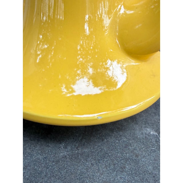 Ceramic 1960s Pompeo Pianezzola Zanolli & Sebellin Italy Teapot Ceramic Yellow Postmodern For Sale - Image 7 of 9