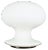 White Murano Glass Mushroom Table Lamp from Vistosi, 1960s For Sale