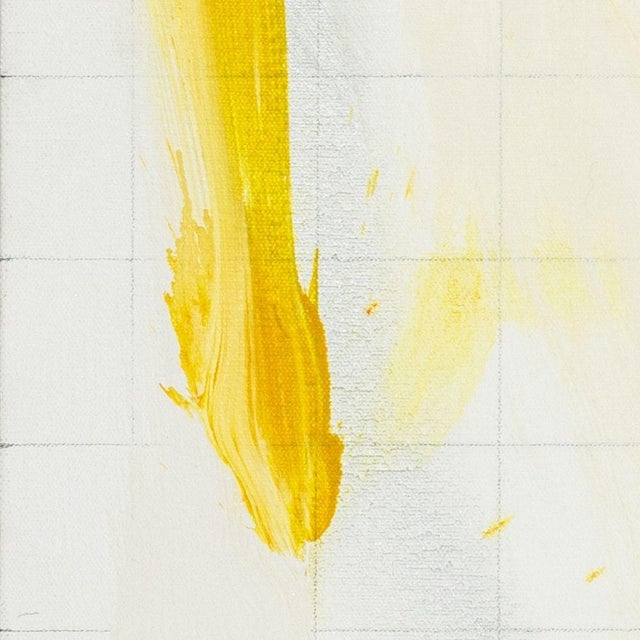 Contemporary Robert O'Meara Abstract and Grid Composition Oil For Sale - Image 3 of 6