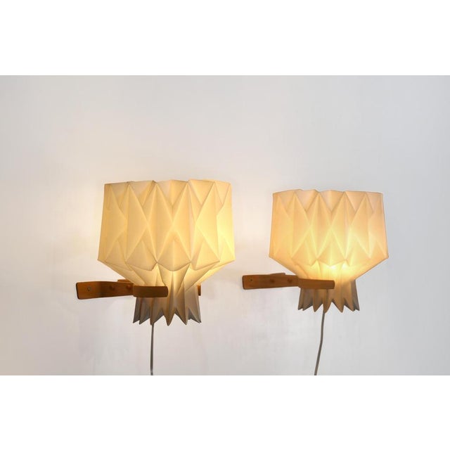 Wall Lamps by Peter Hvidt and Orla Molgaard Nielsen for Le Klint, 1960s, Set of 2 For Sale - Image 3 of 7