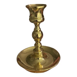 Vintage Baldwin Brass Single Candlestick Holder 5" For Sale