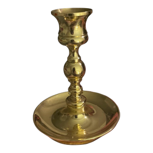 Vintage Baldwin Brass Single Candlestick Holder 5"