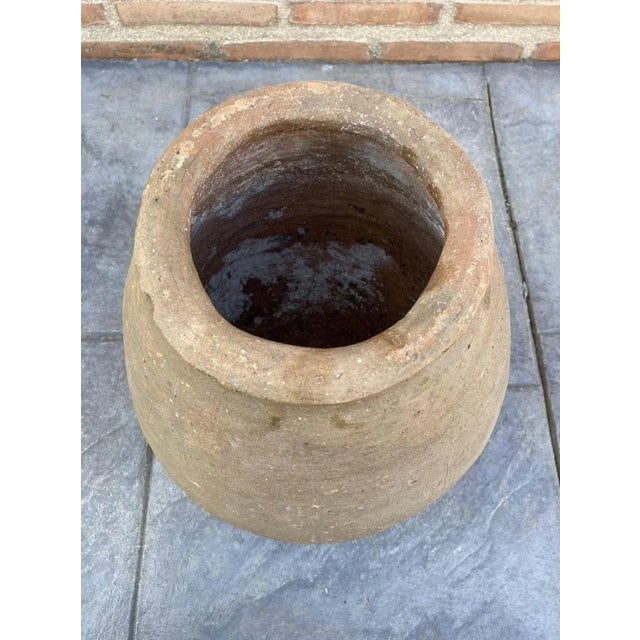 French 19th Century Hand Carved Terracotta Vase For Sale - Image 3 of 6