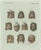Friedrich Justin Bertuch, Ancient Greek and Roman Theatre Masks, 1802, Engraving For Sale - Image 9 of 9