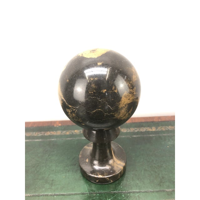 Stone Vintage Italian Marble Orb Paperweight For Sale - Image 7 of 9
