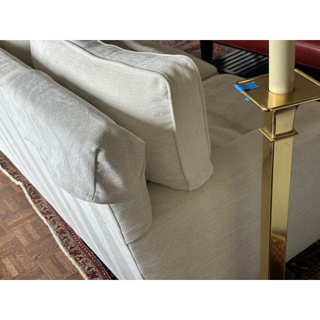Wonderful modern 84" Baker sofa is for sale because its owner is downsizing to a 615 sq ft independent living unit that...