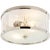 Alexa Hampton for Visual Comfort Signature Randolph Small Flush Mount in Polished Nickel For Sale