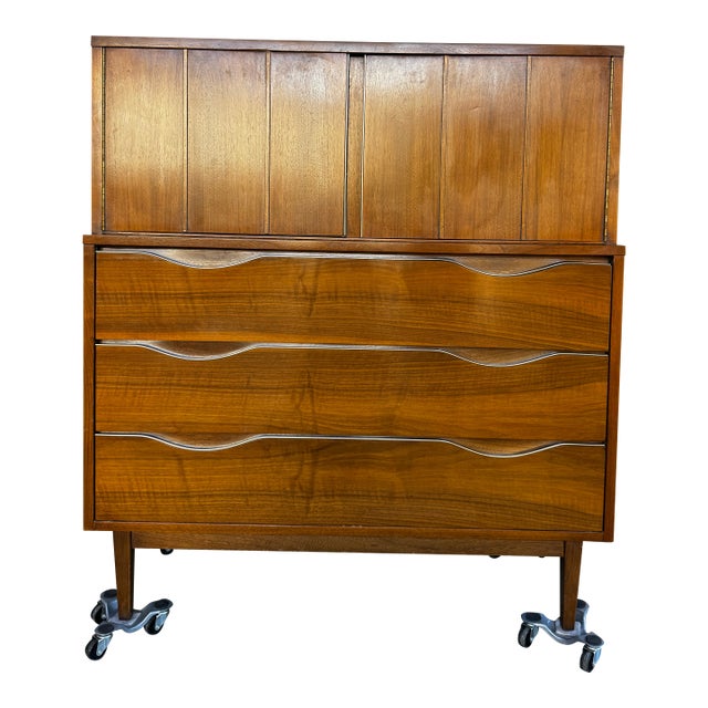 American of Martinsville HighBoy Dresser For Sale
