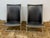 Animal Skin Ward Bennett for Brickel Associates Leather Scissor Chairs, Pair For Sale - Image 7 of 12