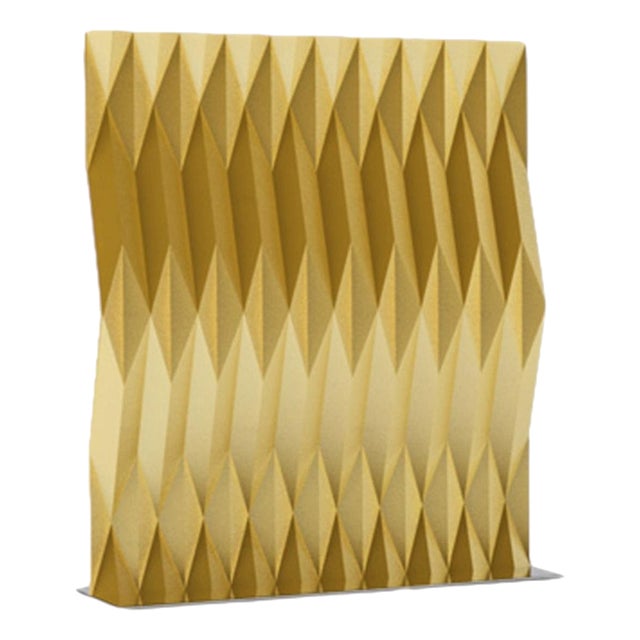 Plissé Room Divider in Powder-Coated Aluminum by Altreforme For Sale