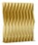 Plissé Room Divider in Powder-Coated Aluminum by Altreforme For Sale
