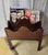 Brown 20th Century Hekman Mahogany Canterbury Magazine Rack For Sale - Image 8 of 8