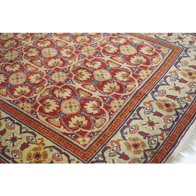 Textile Antique Haji Jalili Tabriz Rug 3'7'' x 5'3'' For Sale - Image 7 of 10