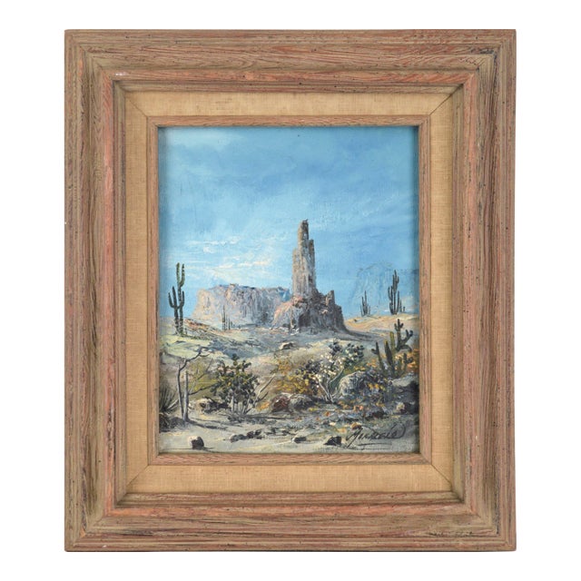 Desert Monuments - Textured Landscape by Moralelo For Sale