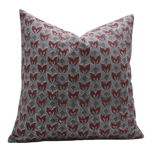Fabdivine Block Printed Cover 14x36 Inch Duck Canvas- Titli For Sale
