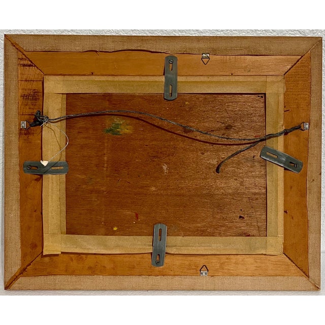 Black Zvi Mairovich, Polish Israeli Abstract Vibrant Cityscape Tel Aviv Modernist Painting Mairovich, c.1950's For Sale - Image 8 of 8