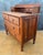 1930s English Country Oak Chest of Drawers with Raised Back and Small Drawers, 1930s For Sale - Image 5 of 8