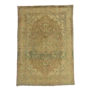 Vintage Persian Tabriz Rug - 8'05 X 12'00
