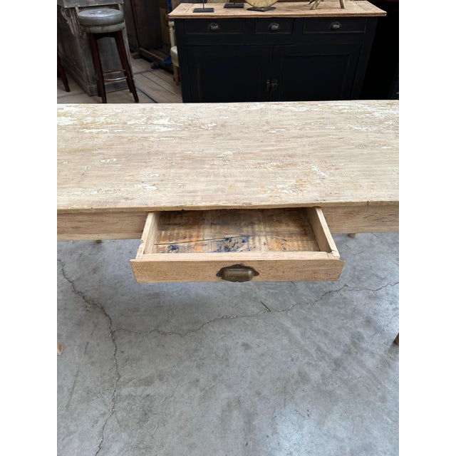 Country Table with Spindle Legs For Sale - Image 9 of 12