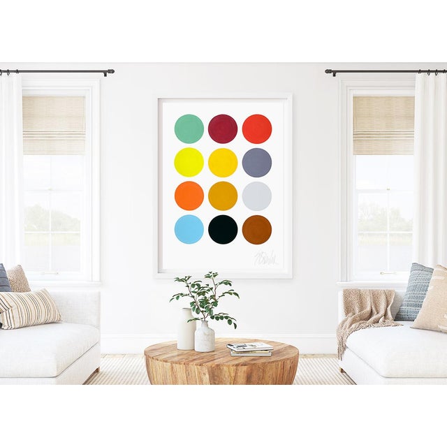 This Modern Mid Century, Contemporary Fine Art Print was created by artist, designer and art educator Liz Roache. Inspired...