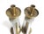 Mid-Century Modern Vintage Machine Age Mid-Century Aluminum and Brass Candle Holders- a Pair For Sale - Image 3 of 10