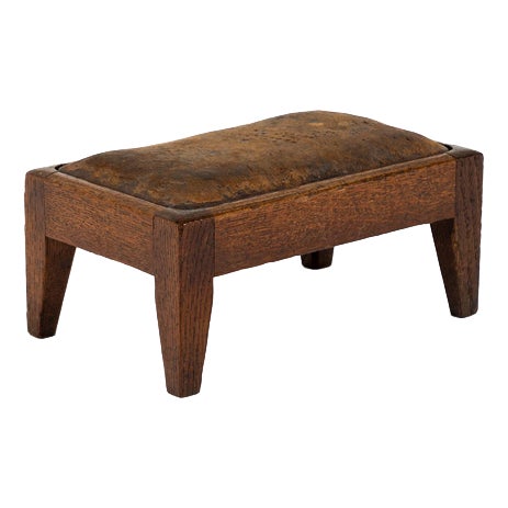 Arts and Crafts Ottoman by Wheeler of Arncroach For Sale