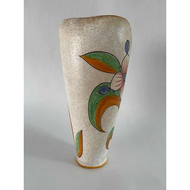 Midcentury Modern (1955-1965) Italian Import Ceramic Vase For Sale - Image 4 of 7