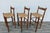 1970s Set of 3 Danish Modern Style Oak Bar Stools With Rush Seats | Mid-Century For Sale In Los Angeles - Image 6 of 18