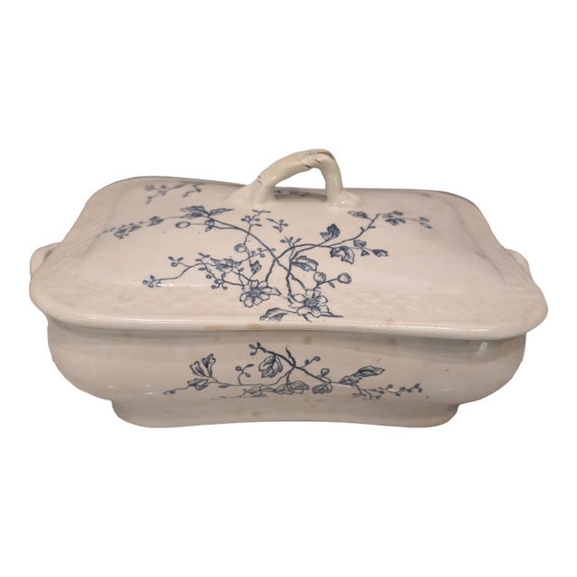 Vintage J&e Mayer Floral Tureen For Sale