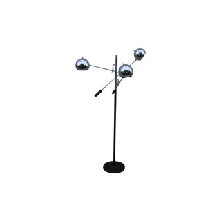 Robert Sonneman ''Orbiter'' Chrome Floor Lamp For Sale