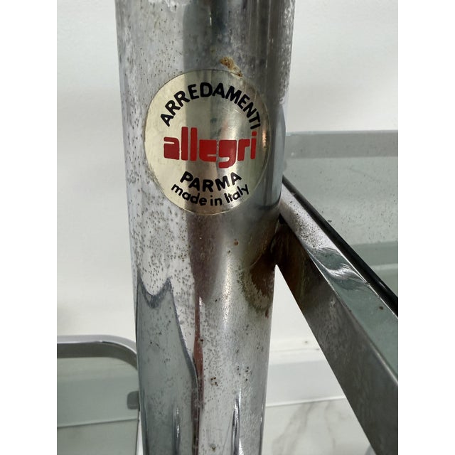 Allegri Parma Coffee Table with Wheels, 1970s For Sale - Image 10 of 11