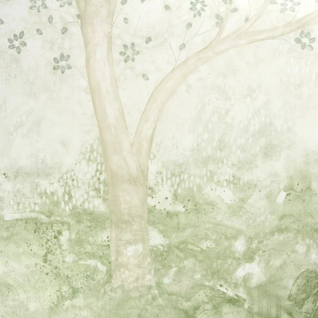 Not Yet Made - Made To Order Schumacher X Colette Cosentino Psalm 3 Panel Set In Alabaster For Sale - Image 5 of 6