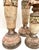 Romantic Trio - Distressed Painted Wooden Candleholders For Sale - Image 10 of 10