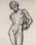1930s Vintage Neoclassical Drawing of a Male Nude Greco Roman Statue by William B Pattengill 1933 For Sale - Image 5 of 8
