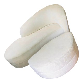 Vladimir Kagan Sofa and Ottoman For Sale